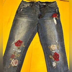 Embroidered Jeans